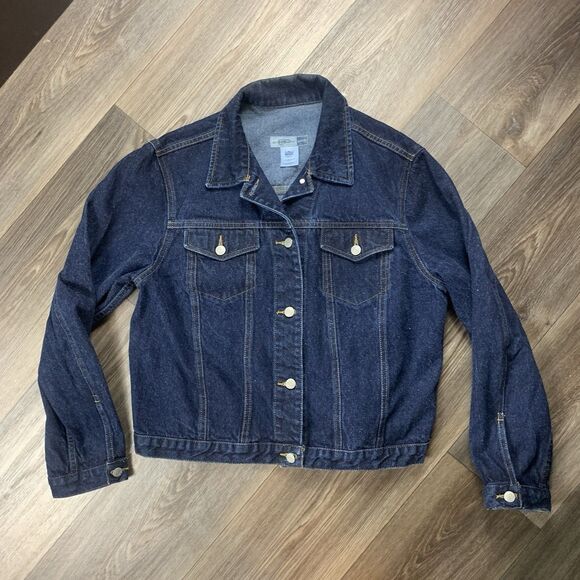 Evan Picone Vintage Women’s Denim Jacket Size XL - Picture 1 of 8